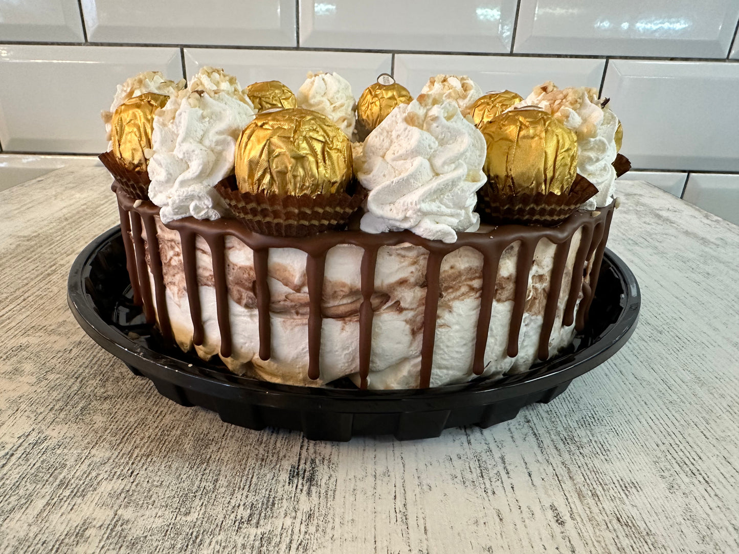 Ferrero Ice Cream Cake